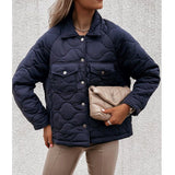 Orlena – Damen Steppjacke mit Knöpfen