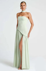 Lozendra - Robe Maxi Fluide Sans Bretelles