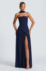 Lozendra - Robe Maxi Fluide Sans Bretelles