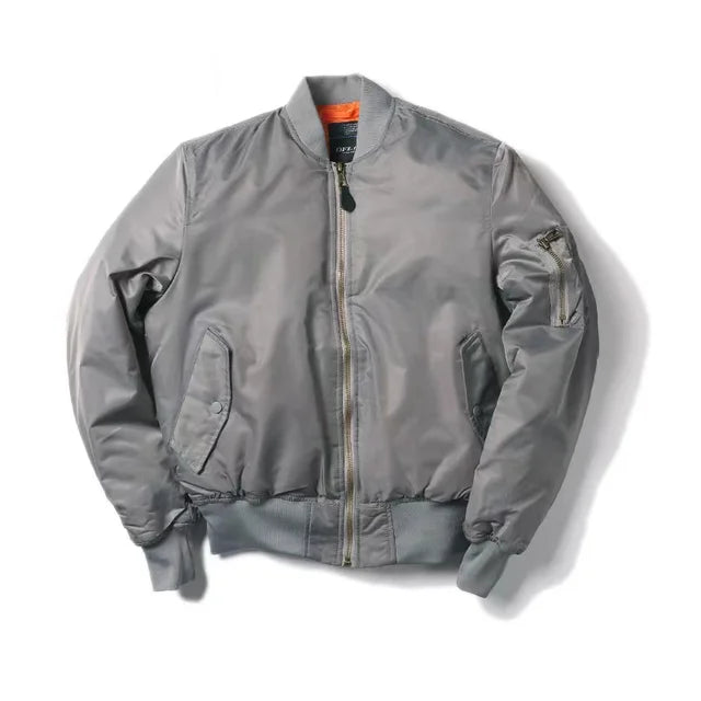 Ardeno - Giacca Bomber Unisex con Chiusura a Zip