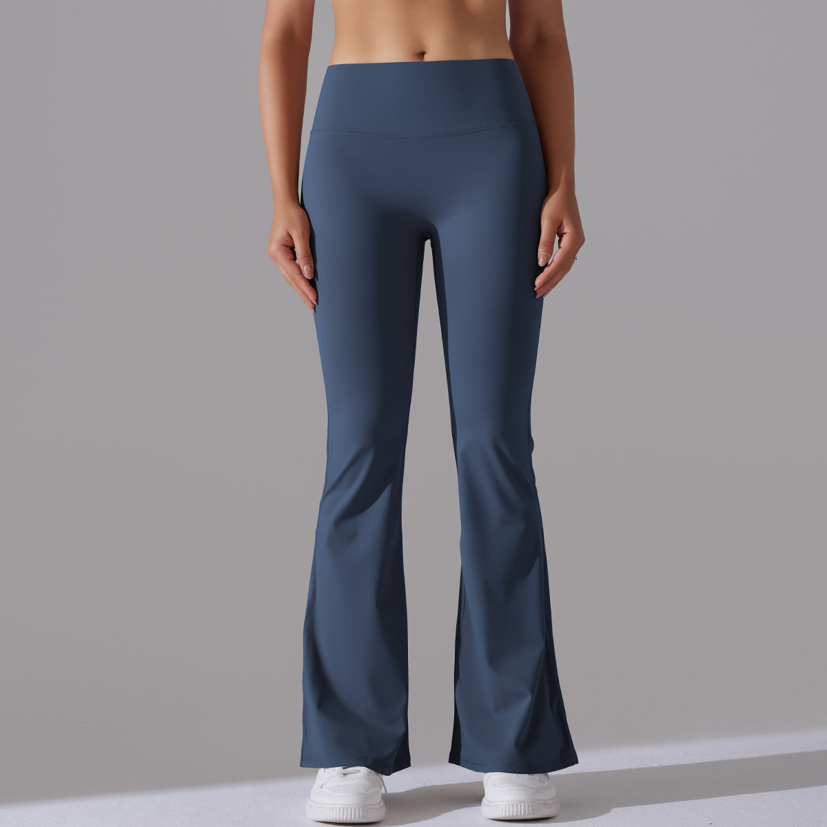 Nianna - Leggings fitness a vita alta svasati