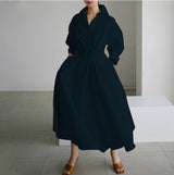 Lynn – Rochie elegantă maxi tip bluză