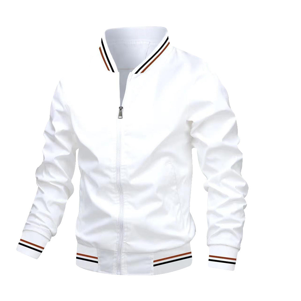 Taviero – Giacca Bomber Leggera con Colletto alla Coreana
