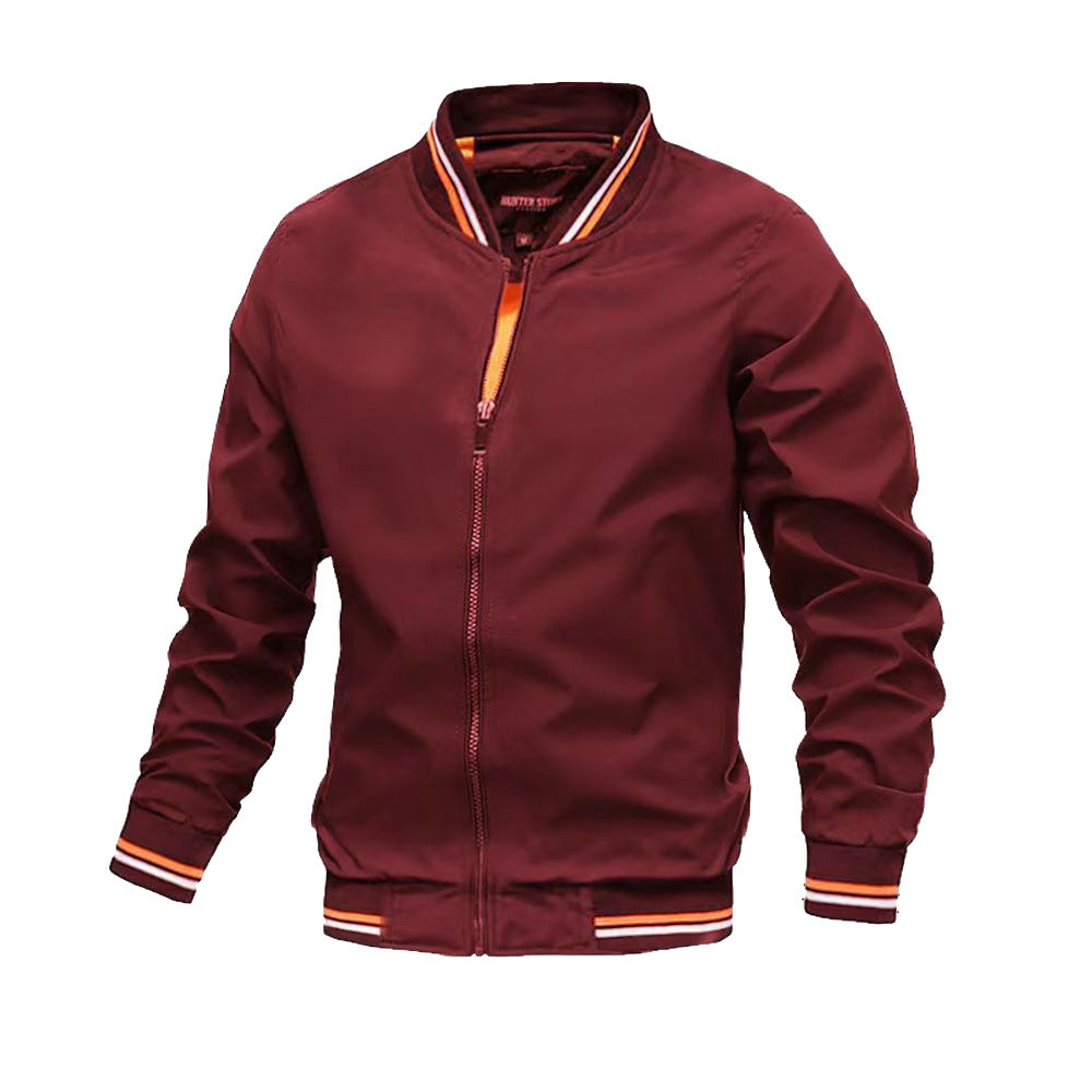 Taviero – Giacca Bomber Leggera con Colletto alla Coreana