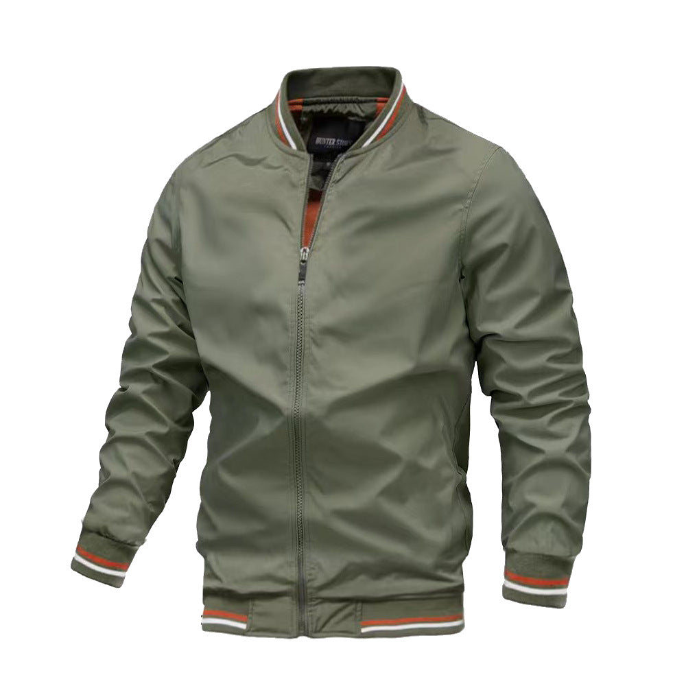 Taviero – Giacca Bomber Leggera con Colletto alla Coreana
