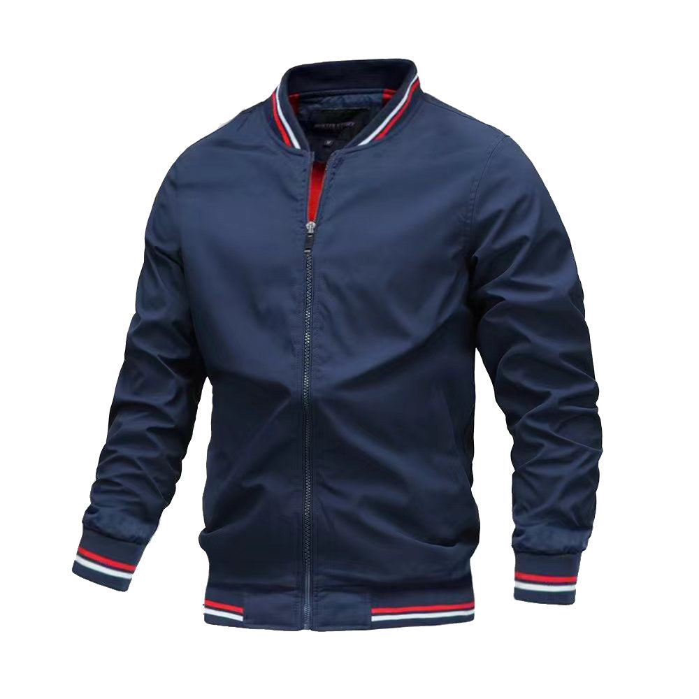 Taviero – Giacca Bomber Leggera con Colletto alla Coreana
