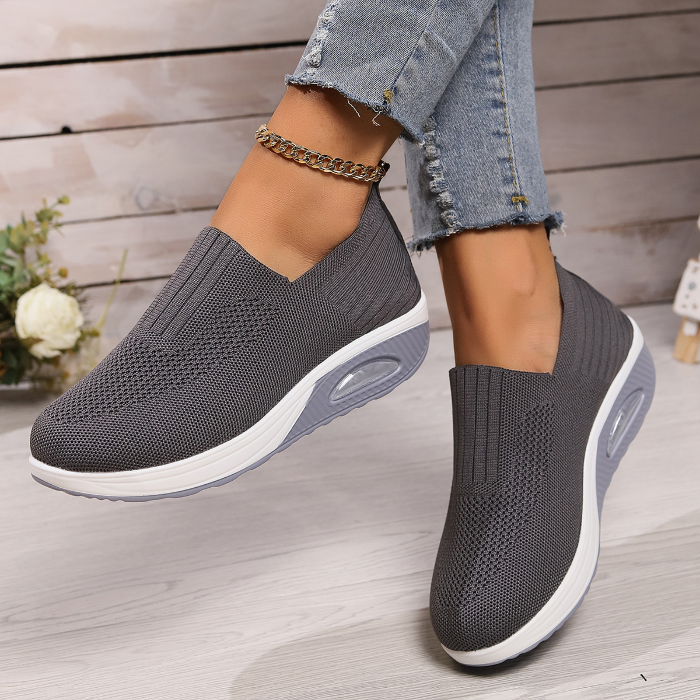 Orthevian - Women Comfort Orthopedic Slip On Shoes