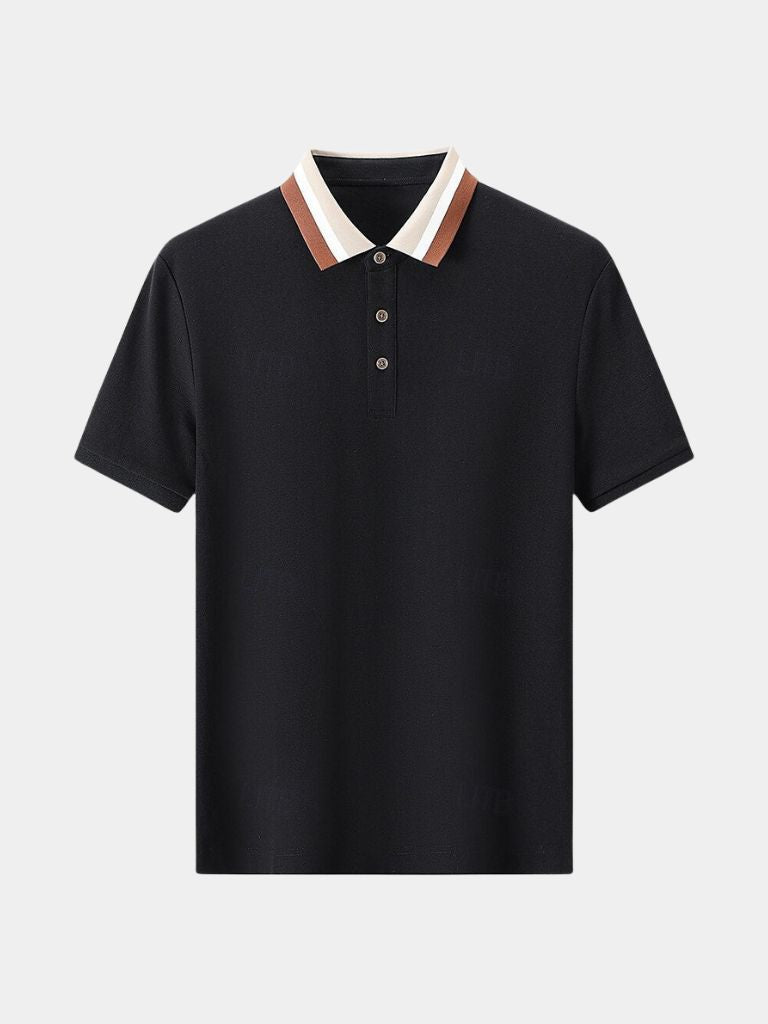 Mercan – Smart-casual polo med kontrastkrave