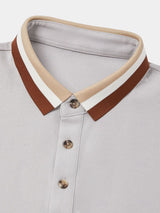 Mercan – Polo smart-casual con colletto a contrasto