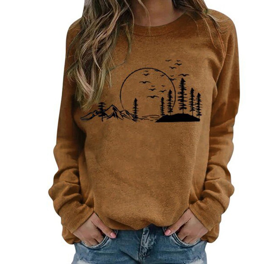 Elowyn – Damen Sweatshirt mit Naturmotiv