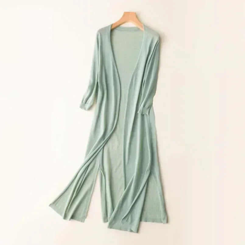 Aluretta – Cardigan leggero lungo da donna