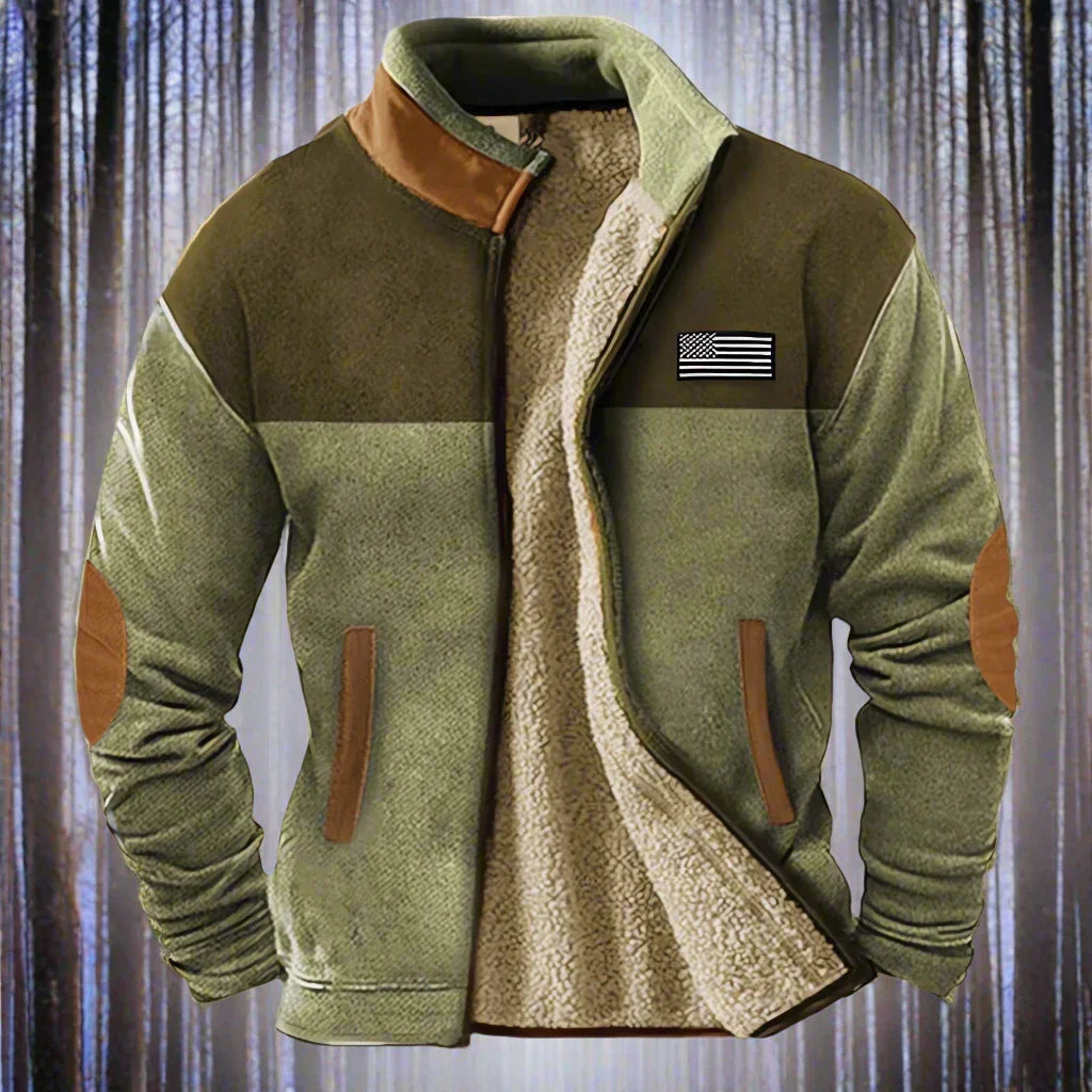 Renvald – Herre Fleecejakke med Lammeskindsfór