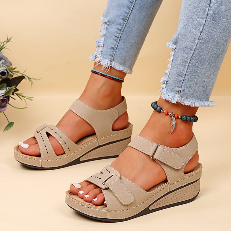 Yean - Orthopedic Strap Platform Sandals for Women