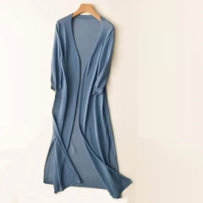 Aluretta – Cardigan leggero lungo da donna