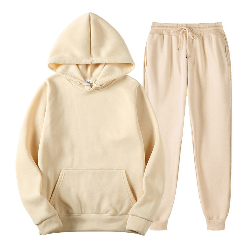 Marcellis – Completo da casa unisex con cappuccio e tasche