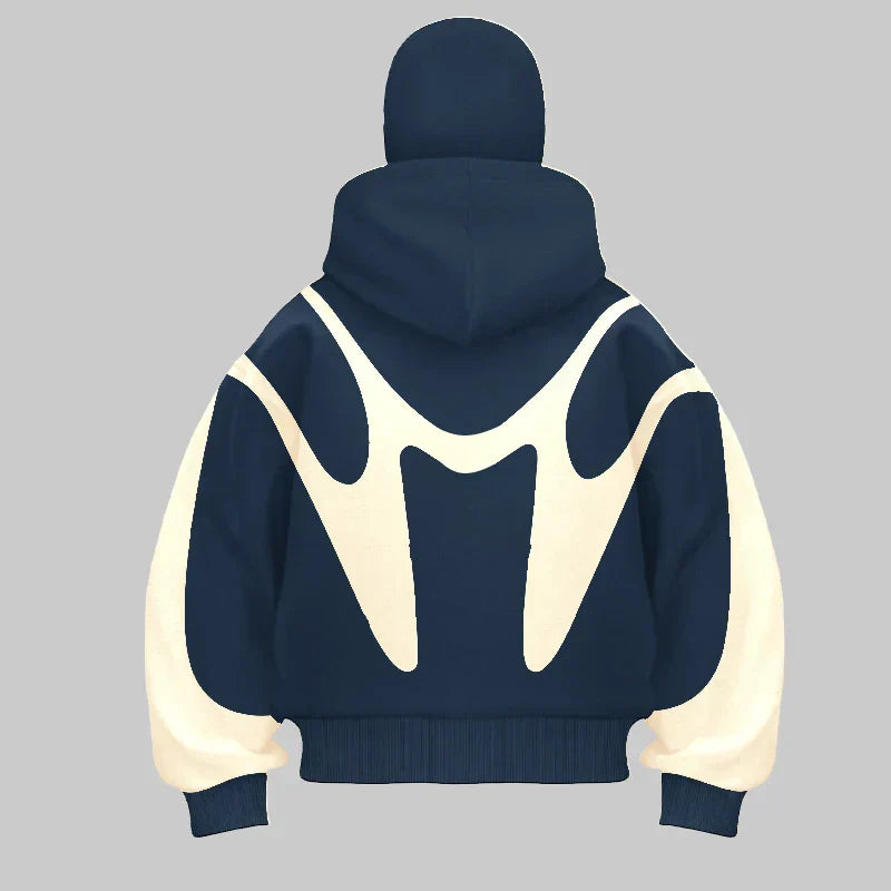 Draxen – Sweat à capuche pour homme avec cagoule intégrée et design audacieux de style urbain