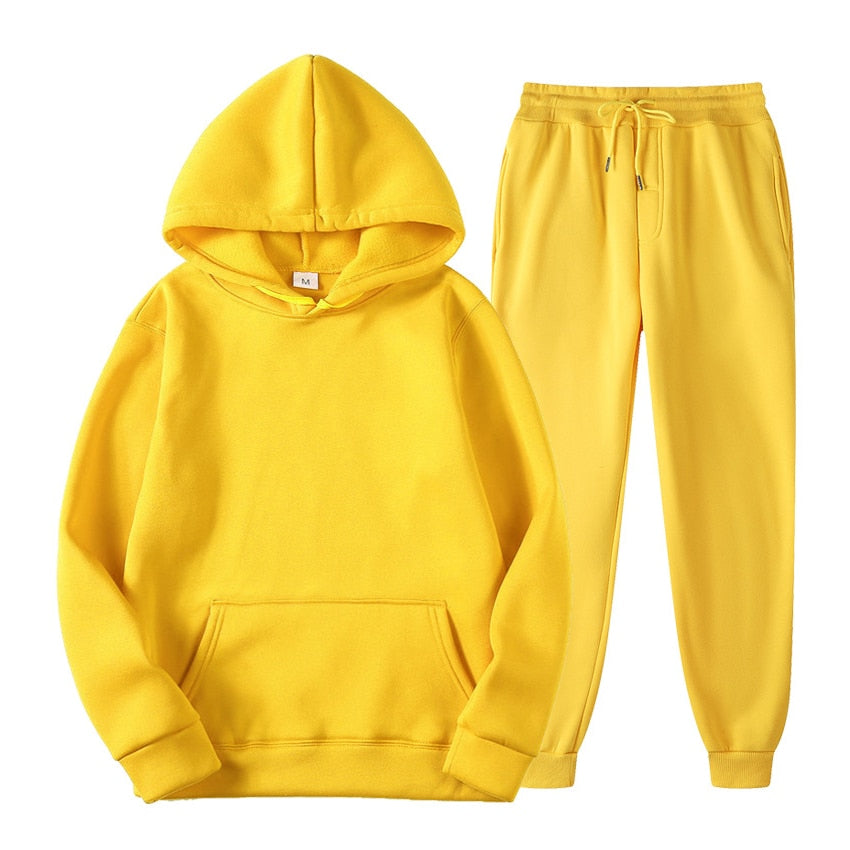Marcellis – Completo da casa unisex con cappuccio e tasche