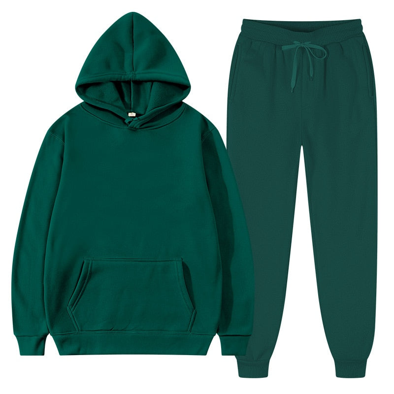 Marcellis – Completo da casa unisex con cappuccio e tasche