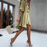 Janira – Eleganter Wickelmorgenmantel für Damen