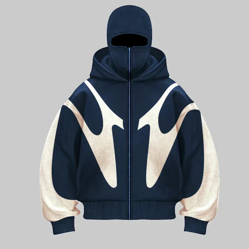 Draxen – Sweat à capuche pour homme avec cagoule intégrée et design audacieux de style urbain
