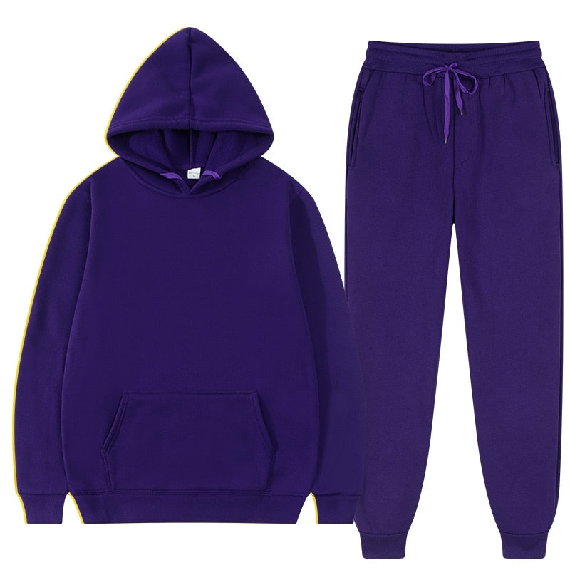 Marcellis – Completo da casa unisex con cappuccio e tasche