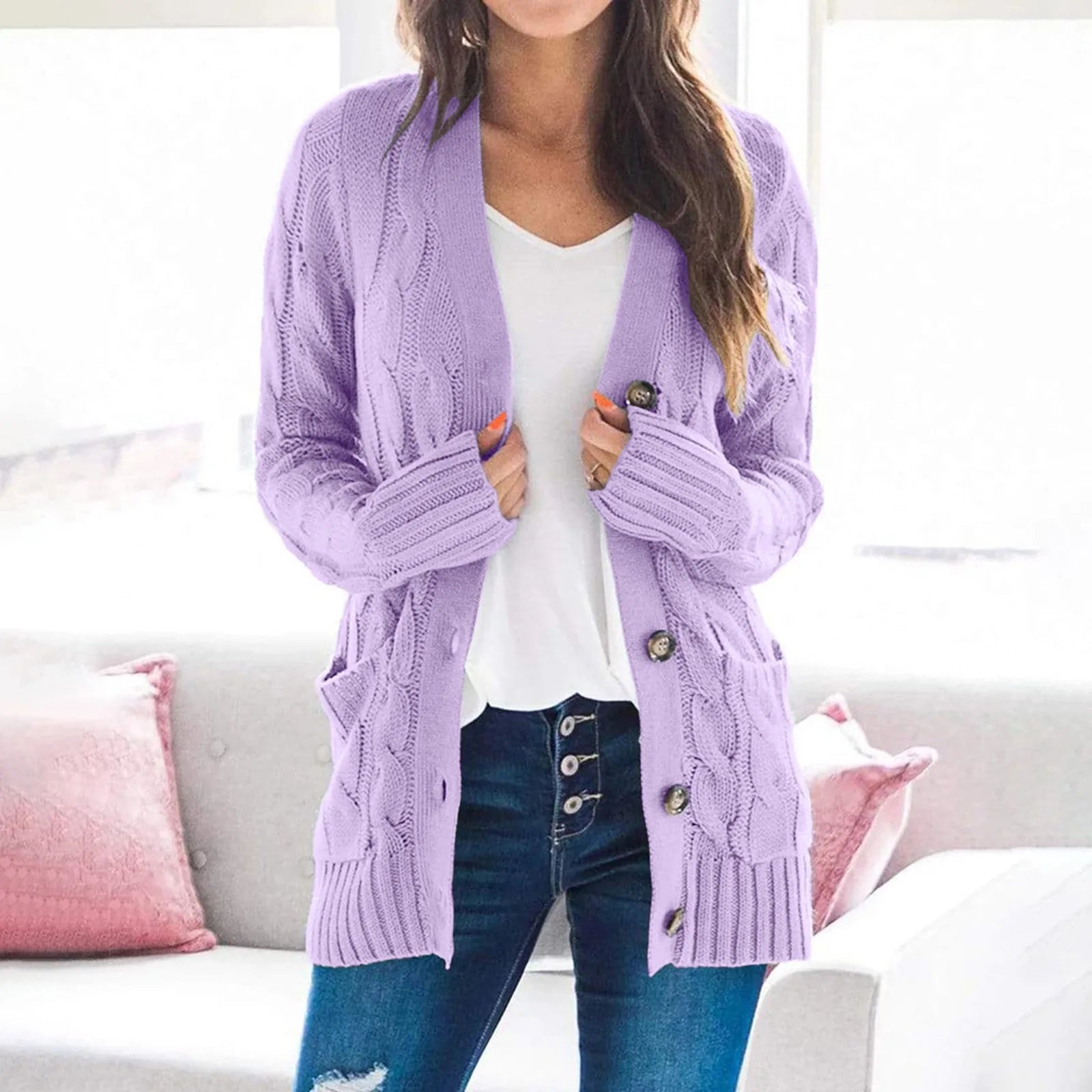 Majarix – Kvinders Lange Cardigan