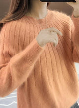 Sylvette – Damen warmer und flauschiger Kaschmirpullover