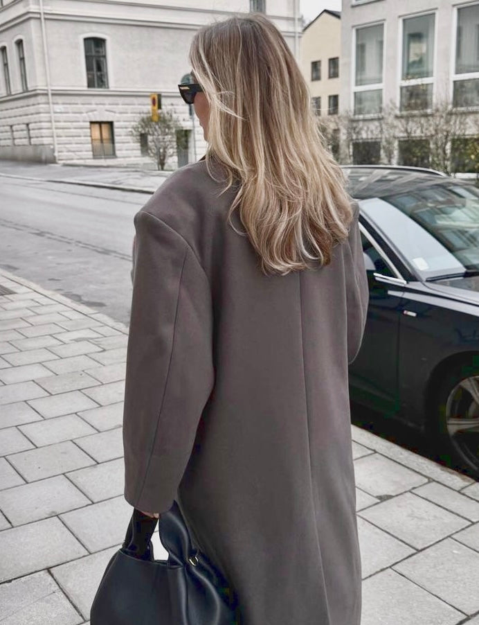 Elvoura – Manteau long croisé pour femme