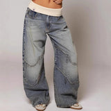 Nalora – Women’s Wide-Leg Trousers with Contrast Waistband