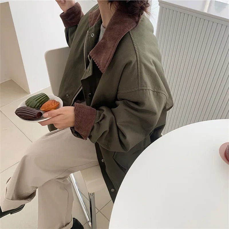 Lisa - Giacca con cappuccio da donna con tasche