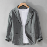 Valeriohn - Blazer para hombre de corte relajado