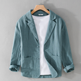 Valeriohn - Blazer para hombre de corte relajado