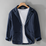 Valeriohn - Blazer para hombre de corte relajado
