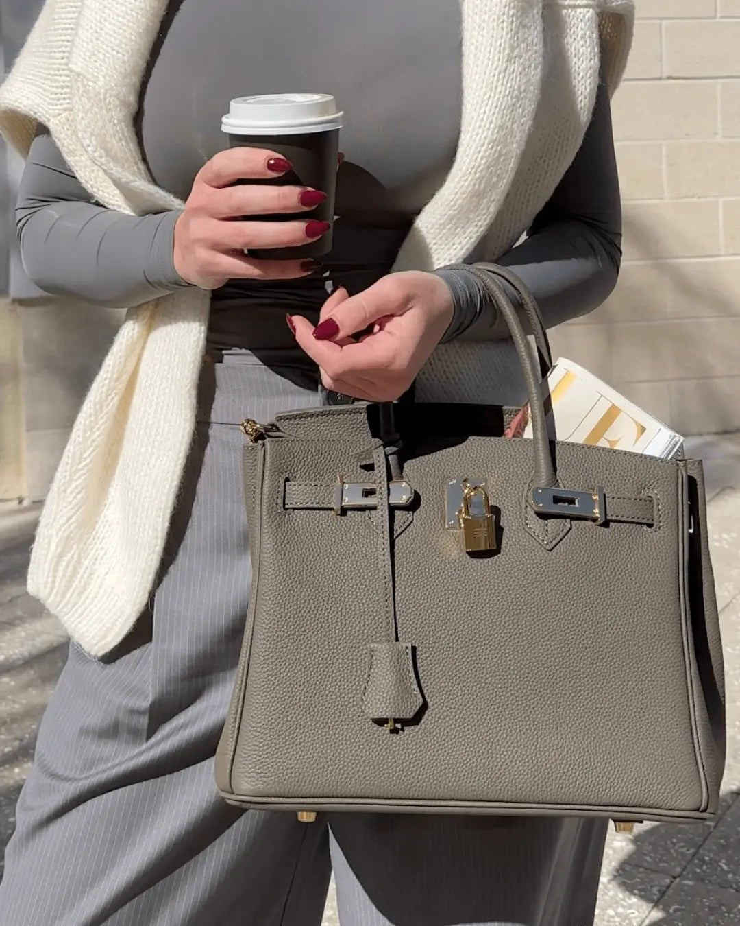 Valmorie - Dames Echt Leren Handtas Dagelijkse Elegantiek