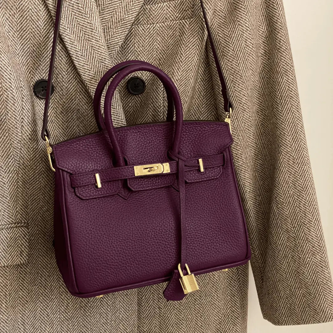 Valmorie - Dames Echt Leren Handtas Dagelijkse Elegantiek