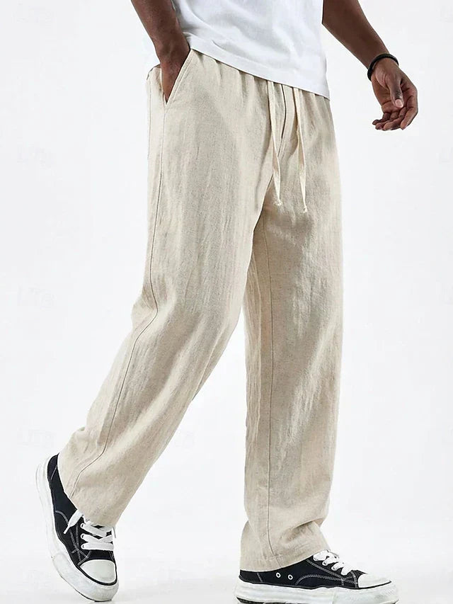 Montero - Pantalon en lin pour homme, usage quotidien
