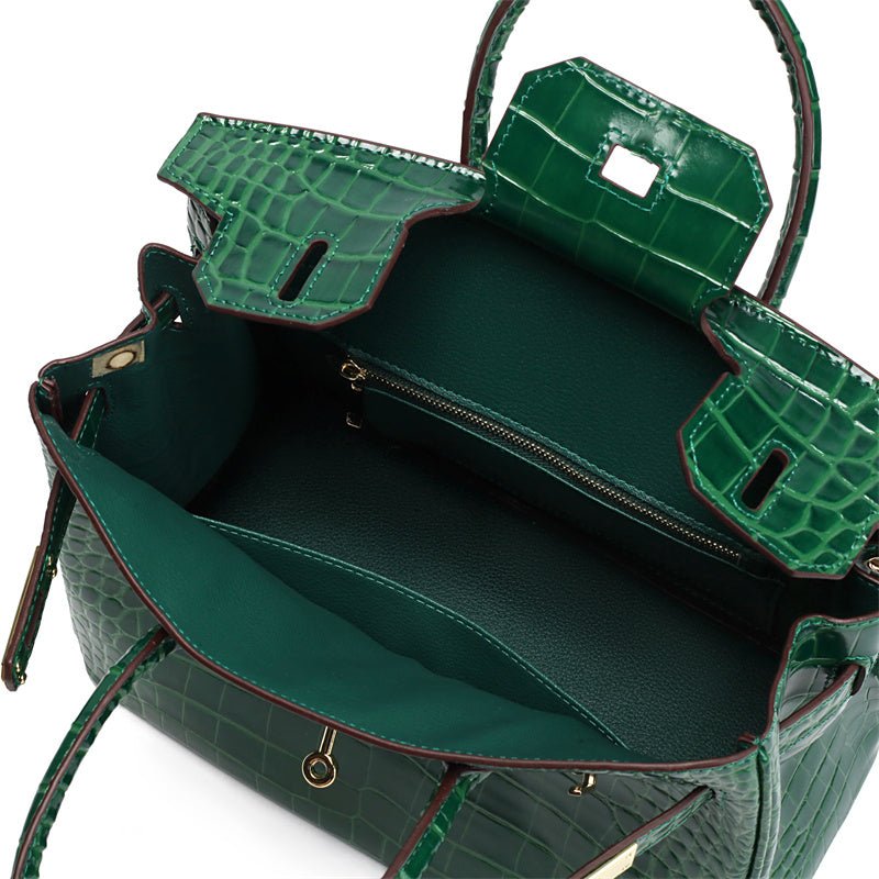 Valmorie - Dames Echt Leren Handtas Dagelijkse Elegantiek