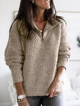 Avelinda – Damen-warmer Strickpullover