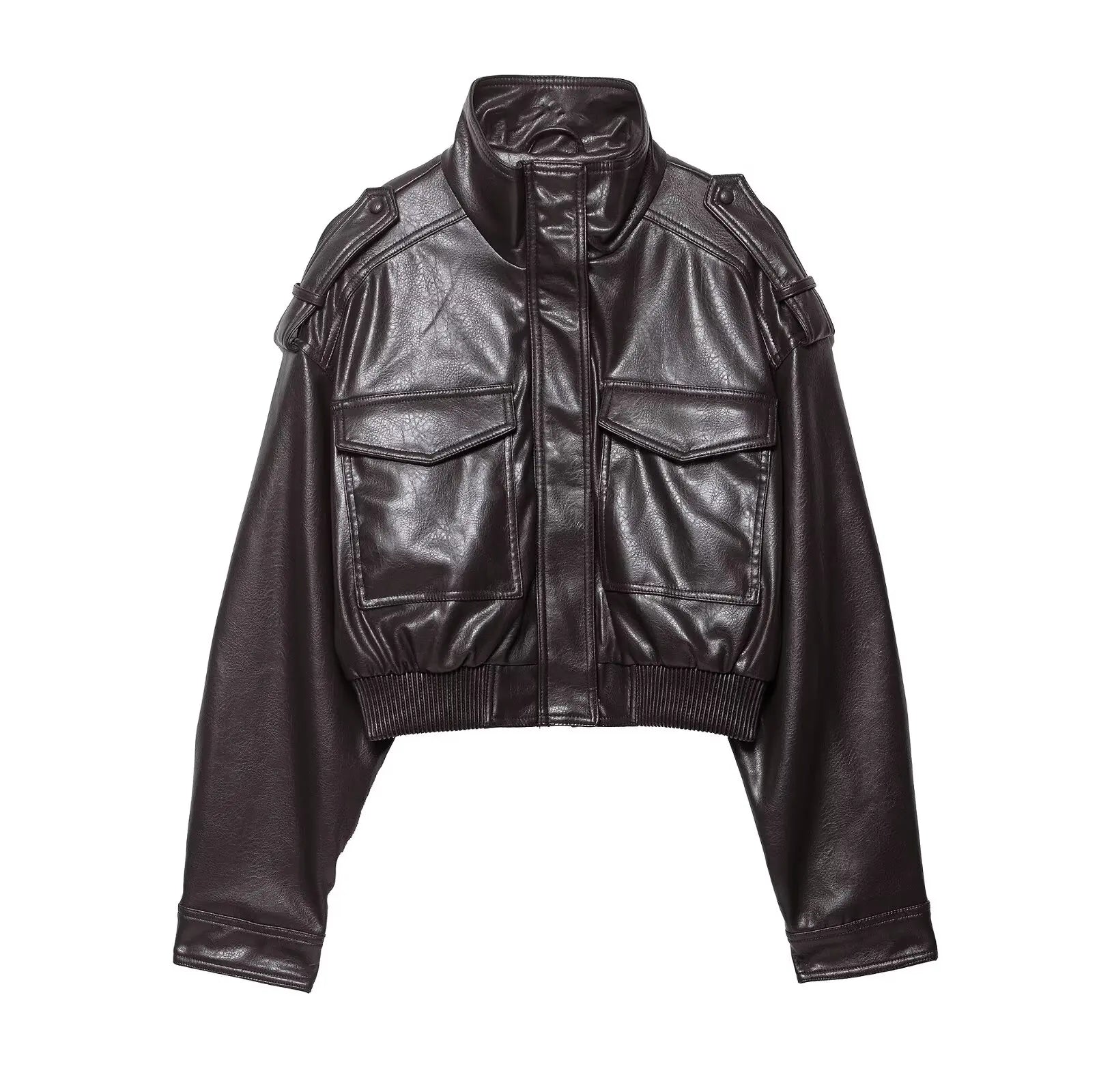 Laurenna – Damen Bikerjacke mit Reißverschluss