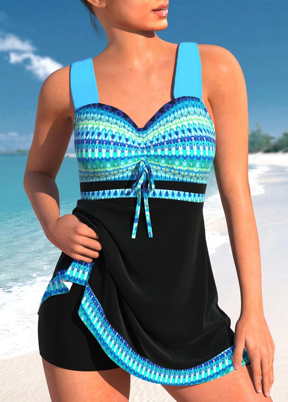 Mirana – Fato de Banho Tankini Leve e Confortável para Mulher