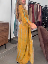 Kindara - Robe kimono imprimée