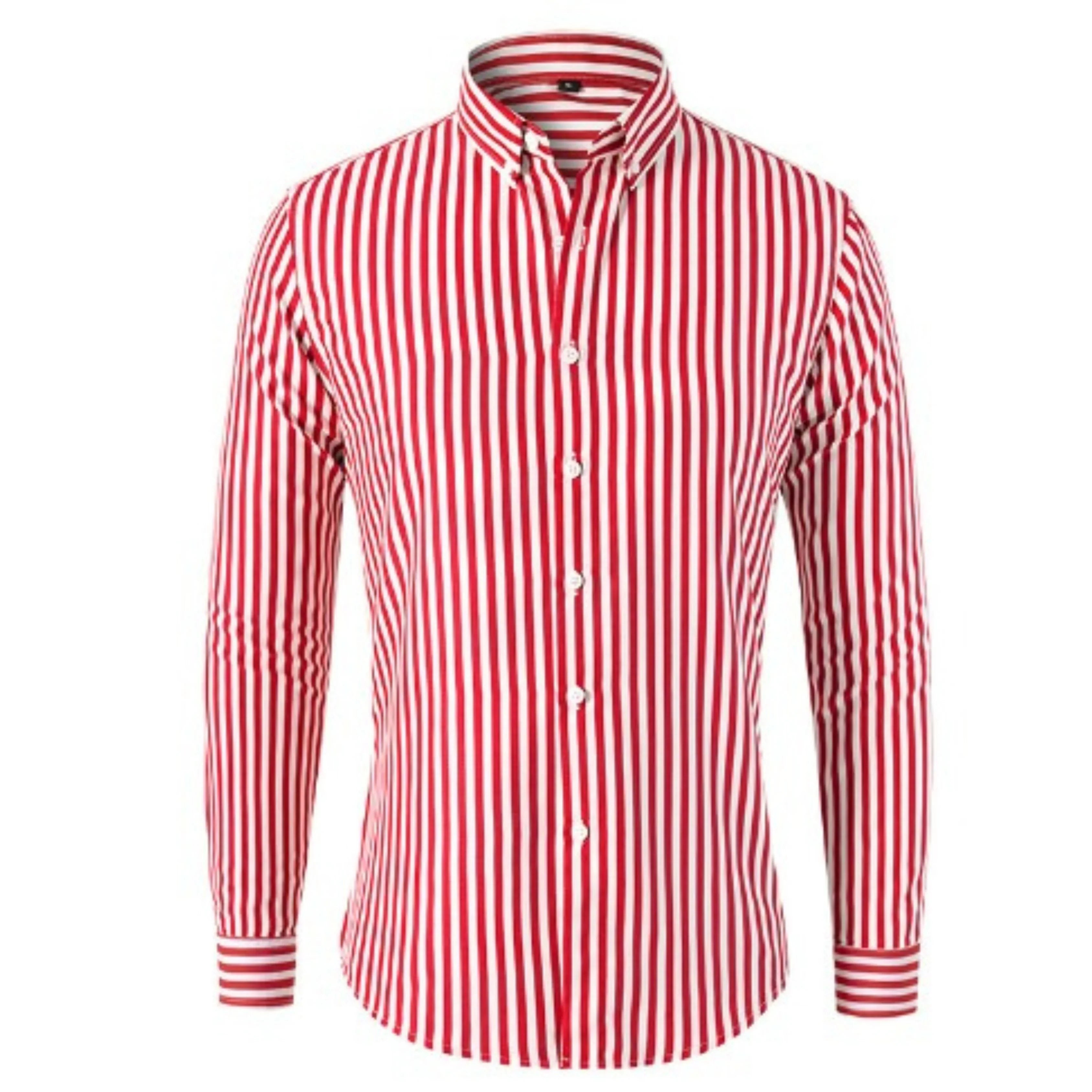 Elio - Herre Moderne Stribet Skjorte