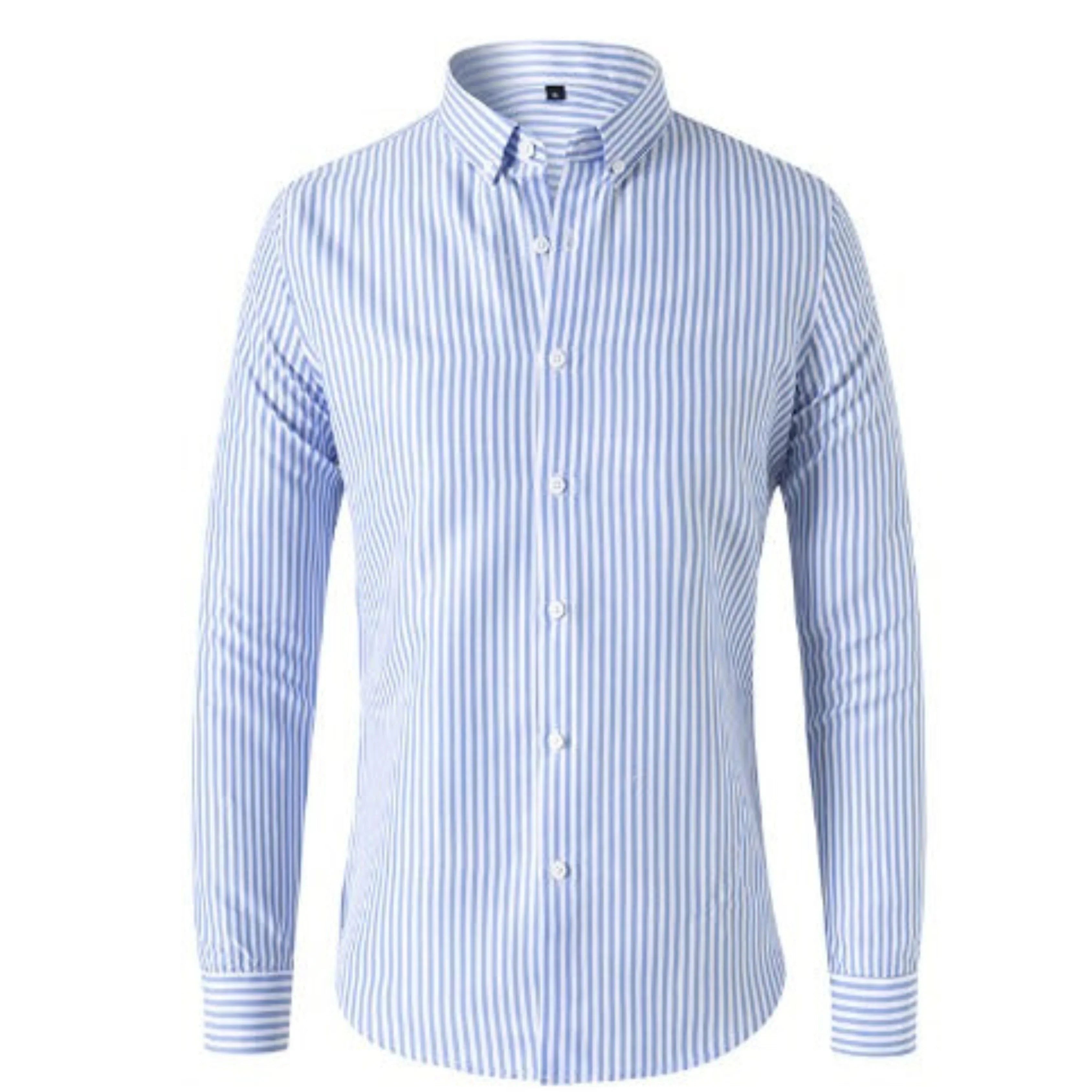 Elio - Herre Moderne Stribet Skjorte