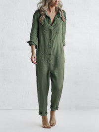 Amandine - Casual jumpsuit med lange ærmer