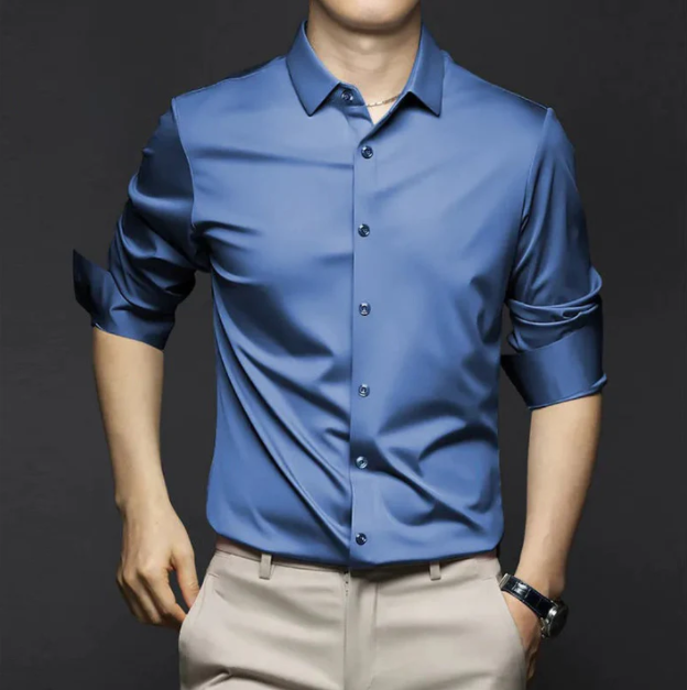 Alveron - Chemise Oxford classique pour homme