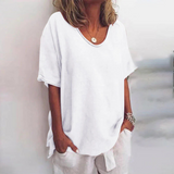 Laurielle - Damen Lockeres Komfort-Bluse mit langen Ärmeln