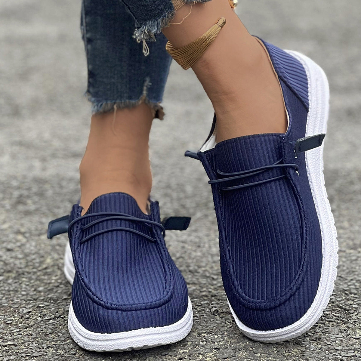 Marga - Elegante flache Damenloafers