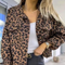 Lennie - Dame Denimjakke med Leopardprint