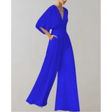 Celiane – Jumpsuit til kvinder med vide, tætsiddende ben