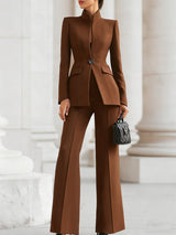 Lerisa - Damen Maßgeschneiderter Blazer- und Hosenanzug Set